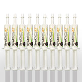 SynNutra Equine SynChill AF botella con vertido para calma durante entrenamiento.