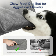 Cama Sytopia estilo den para perro grande promueve relajación
