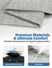 Capa exterior de la cama Sytopia XL protege el núcleo.