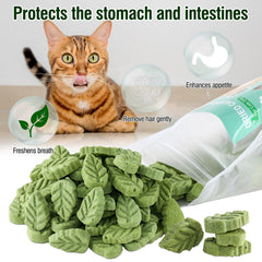 Textura masticable SYWUAII para gatos y masticación saludable.