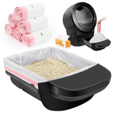 SZEE 120 bolsas para caja de arena automática en empaque compacto para almacenamiento rápido.