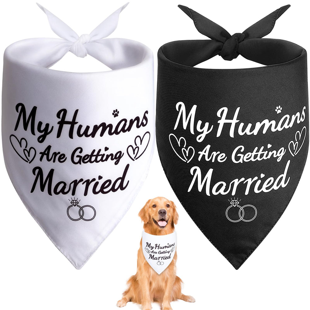 SZEE panuelo para perro, boda blanca y negra, estilo elegante para la ocasión.