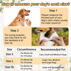 SZEE panuelo para perro, talla XL, ajuste cómodo para razas grandes.
