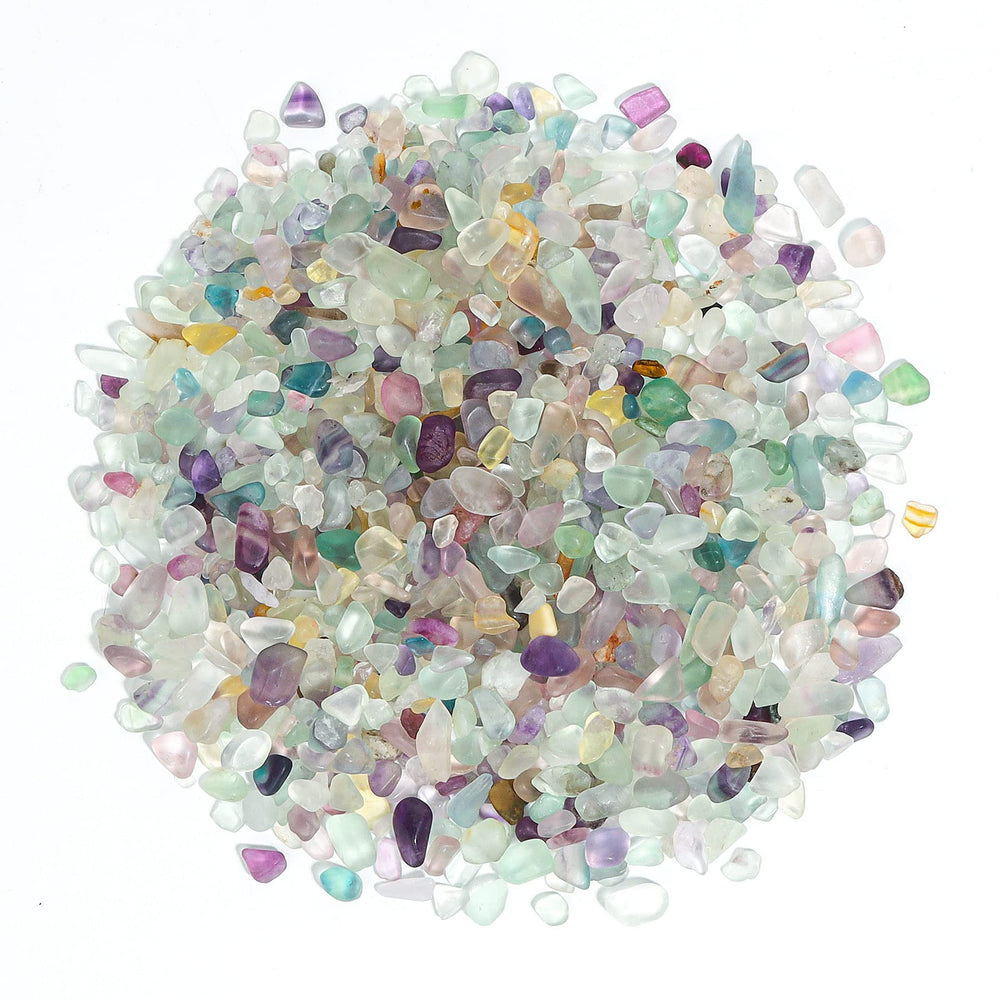 Piedras de cuarzo fluorita T4U, cristales pulidos para decoraciones duraderas.