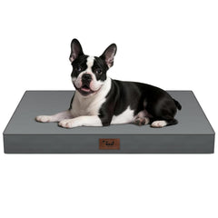 Tail Stories cama impermeable exterior para perros, ideal para uso en casa y al aire libre.