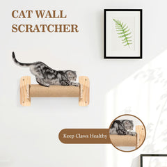 TAKEKIT hamaca-pared-gato-macrame: rincón suave para dormir y relajarse