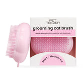 Tangle Teezer Pet Teezer para gato con cepillado suave evita tirones en pelaje corto.