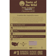 Taste of the Wild Venado Pine Forest, envase que destaca calidad y sabor natural