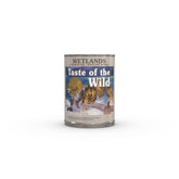 Taste of the Wild Wetlands: lata de comida para perros con pato en salsa, apoyo a músculos magros