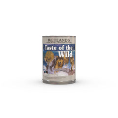 Taste of the Wild Wetlands: lata de comida para perros con pato en salsa, apoyo a músculos magros