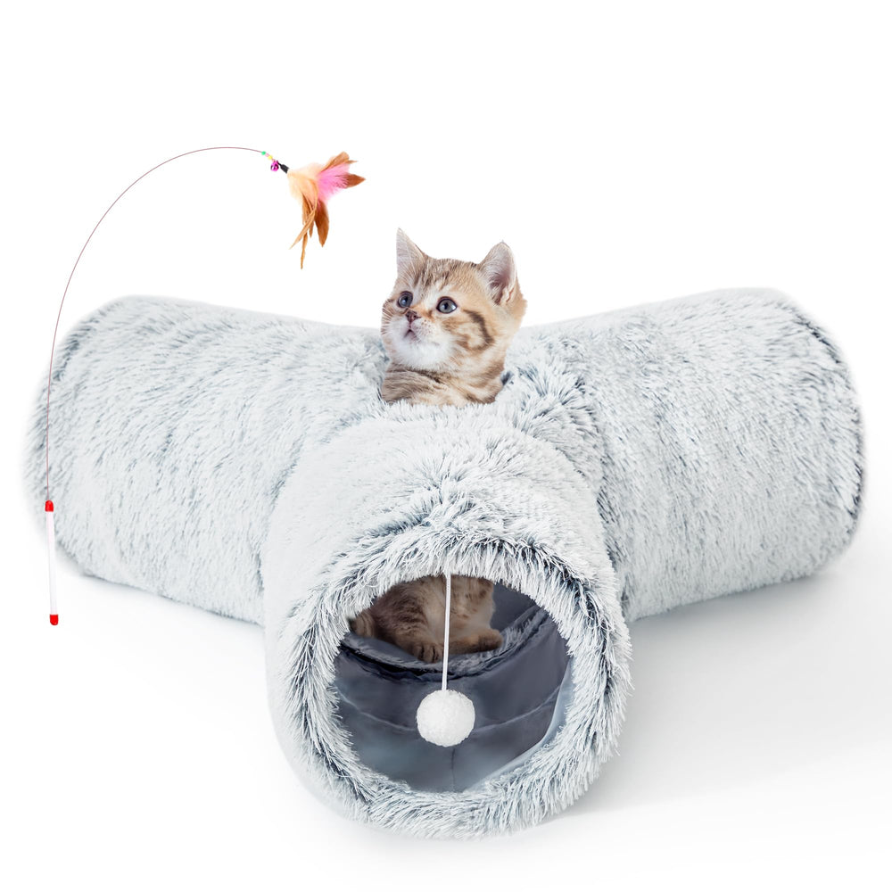 Tempcore túnel-gato-plegable-3-vias: ejercicio interactivo para tu gato en casa.