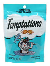 Temptations Atún: bocado crujiente exterior y interior cremoso, premio diario para gatos.