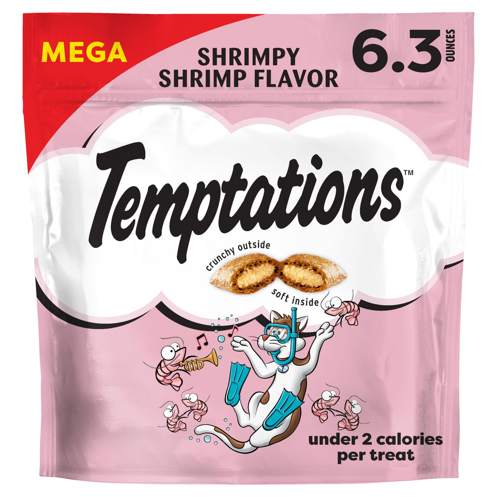 Temptations bolsa-tratamientos-gato: crujiente por fuera y suave por dentro para premiar.