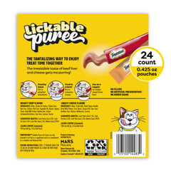 Temptations puré cremoso en tubo higado-res-queso, uso a mano para premiar.
