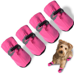 Botas TEOZZO para perro, ajuste de tamaño cómodo para paseos precisos.