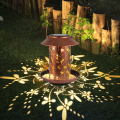 Tepaken comedero pajaros metal resistente para jardín exterior