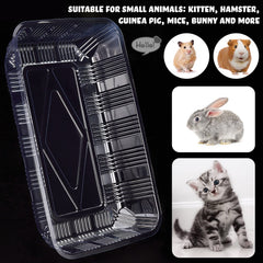 Bandeja desechable Tessco para ti en viaje: ligera y práctica para gatos pequeños.