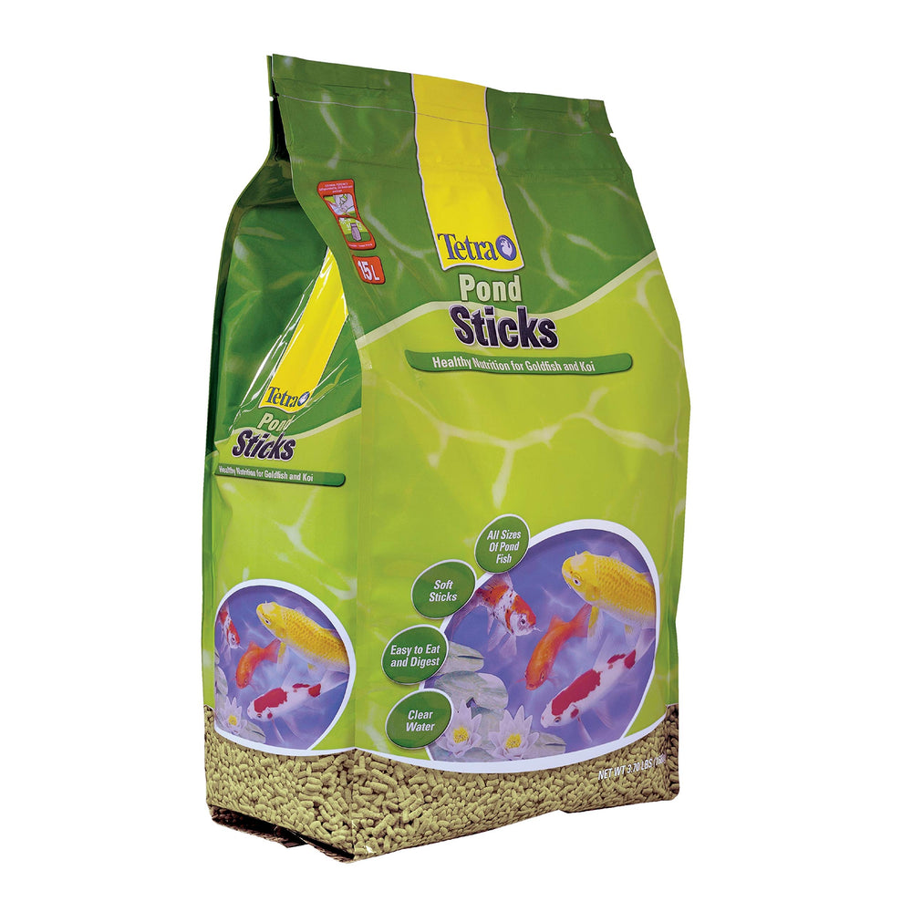 TetraPond palitos para estanque flotantes, fáciles de comer para peces.