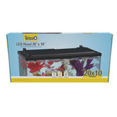 Tetra tapa frontal 20x10 para acuario, diseño limpio que realza la estética.