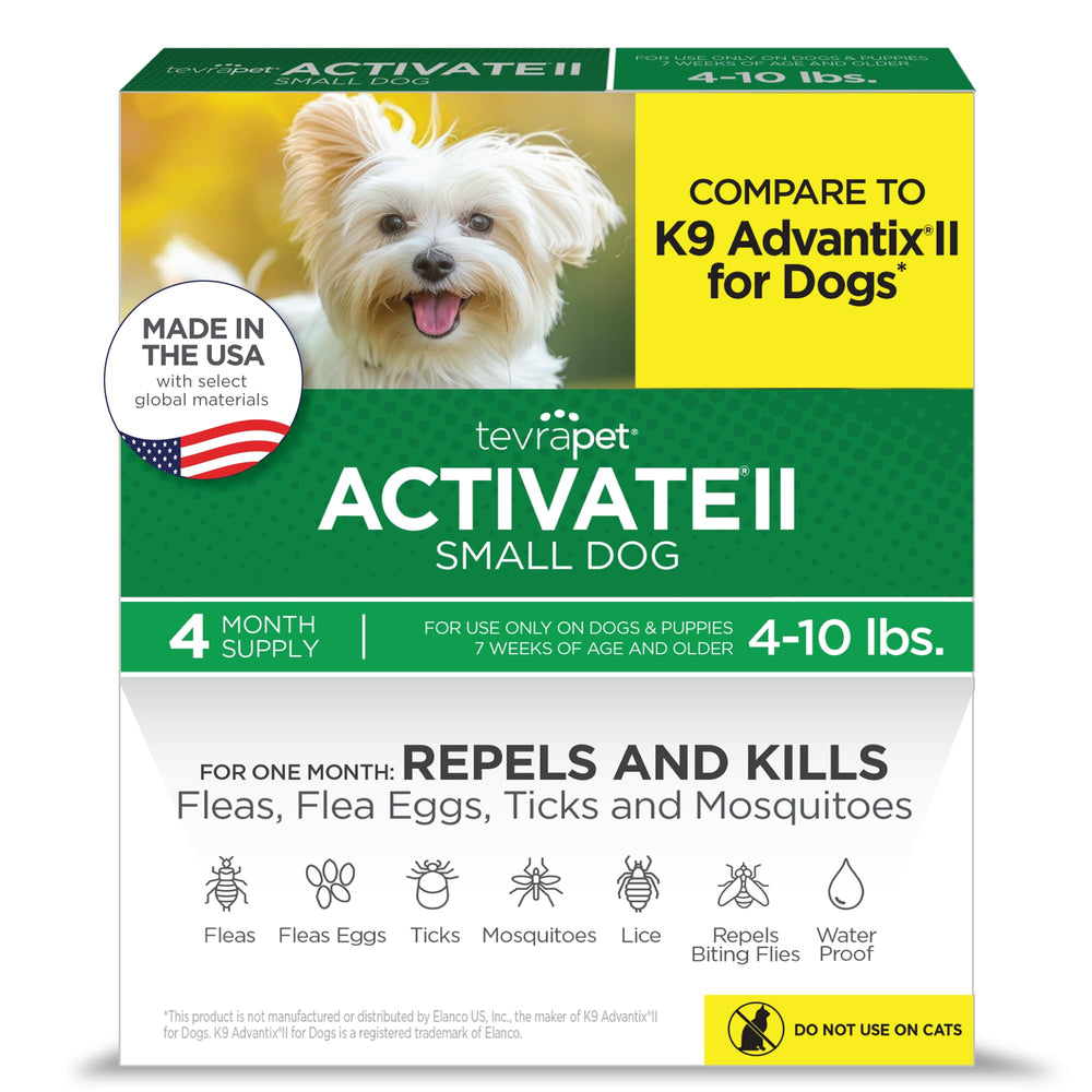 TevraPet Activate II: aplicación en la base del cuello para protección de 30 días