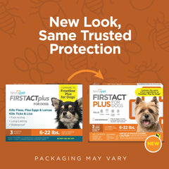TevraPet FirstAct Plus empaque con seis dosis para uso mensual