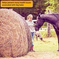 Texas Haynet: instalación fácil en el establo, ahorro de tiempo.