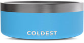 Coldest Water cuenco para perros, vista frontal, diseño duradero para mascotas activas.