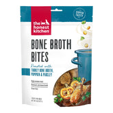 The Honest Kitchen Bone Broth Bites, emballage pratique, friandise protéinée pour chien