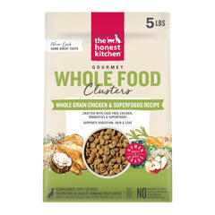 The Honest Kitchen clĂşsteres granos entero pollo avena, sabor natural para perros