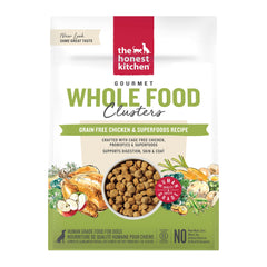 The Honest Kitchen Clusters pollo sin cereales 1 libra muestra, ideal para perros adultos