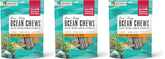 The Honest Kitchen: paquete de pieles de bacalao crujientes para perros, premio sabroso y natural.