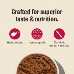 Ingredientes del paté para gatos The Honest Kitchen sin granos y sin GMO