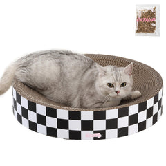 THE LICKER STORE CSR1010F Nelson tazón redondo para gatos con catnip y curiosidad felina.