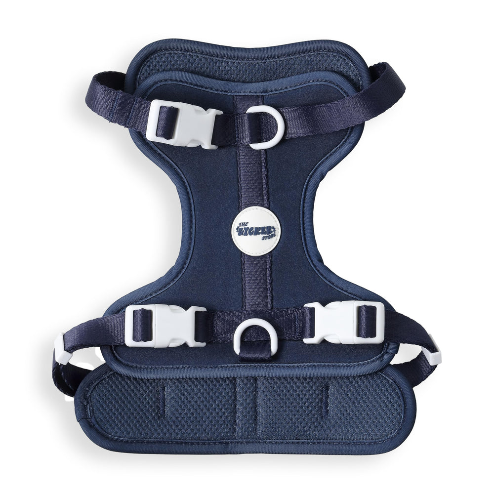 THE LICKER STORE Arlo arnés mediano acolchado, ideal para paseos cómodos.