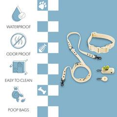 THE LICKER STORE WLK1006L-5SET Dispensador de bolsas con luz LED para paseos nocturnos.