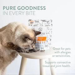 The New Zealand Natural Pet Food Co Meow pulmón de venado, opción natural para todas las etapas.