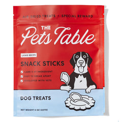 The Pets Table Premios para perros cordero frente de bolsa, ideal para entrenamiento suave