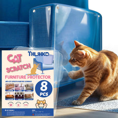 THLHKD protector de muebles para gatos, hoja grande adhesiva, protege sofás de arañazos intensos.