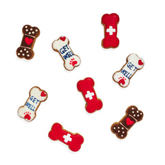Thoughtfully Pets galletas para perros decoradas a mano, colores vivos para celebrar su día