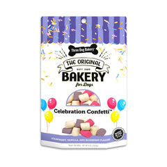 Three Dog Bakery Celebration Confetti: bocaditos coloridos para celebrar con tu perro.