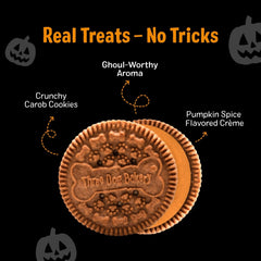 Three Dog Bakery crema-calabaza: crema suave con especias, ideal para premios.