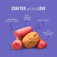 Three Dog Bakery PB&J Bites aroma tentador invita al perro.