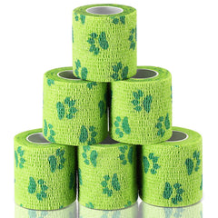 Threlaco vendaje no morder para perros, verde, 2 pulgadas por 5 yardas.