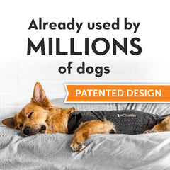 ThunderShirt, detalle de tejido suave y transpirable para confort diario de tu perro