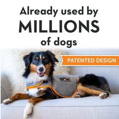 Thundershirt, tejido transpirable para comodidad diaria del perro.