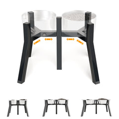 TIDANT stand elevado para perros grandes con ajuste de ancho 7-10.6 pulgadas.