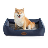 Cama Tidore ortopédica para perros pequeños con espuma huevo y soporte