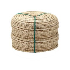 TienYow cuerda sisal natural 4mm en bobina, ideal para proyectos de bricolaje.
