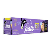 Frente de la lata tiki-cat-after-dark pate venado-higado, ideal para gusto carnívoro.
