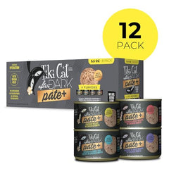 Tiki Cat After Dark Pate+ pollo troceado, textura suave ideal para comedores selectivos.